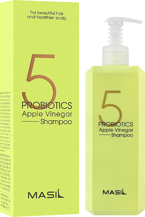 Sanftes sulfatfreies Shampoo mit Probiotika und Apfelessig - Masil 5 Probiotics Apple Vinegar Shampoo — Bild N8