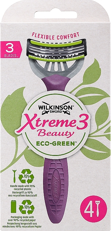 Einwegrasierer 4 St. - Wilkinson Sword Xtreme3 Beaury Eco-Green — Bild N1