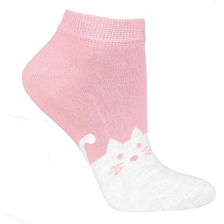 Damensocken Cats rosa-grau - Moraj — Bild N1