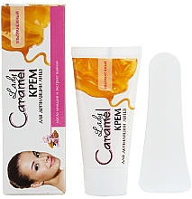 Enthaarungscreme für das Gesicht mit Mandelöl und Vanilleextrakt - Lady Caramel — Bild N1