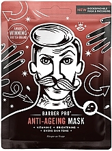 Anti-Aging-Gesichtsmaske - BarberPro Anti-Ageing Face Sheet Mask — Bild N1