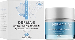 Feuchtigkeitsspendende Nachtcreme mit Hyaluronsäure - Derma E Hydrating Night Cream — Bild N5