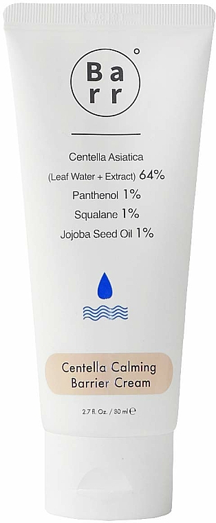 Beruhigende Gesichtscreme mit Centella Asiatica und Jojobaöl - Barr Centella Calming Barrier Cream — Bild N1