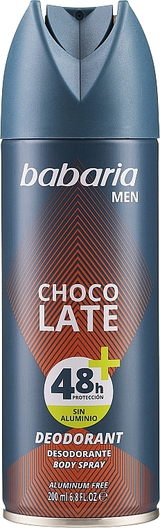 Deospray für Männer Schokolade - Babaria Men Deodorant Men Chocolate Spray — Bild N1