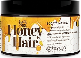 Maske für normales und trockenes Haar - Barwa Honey Hair Mask — Bild N1