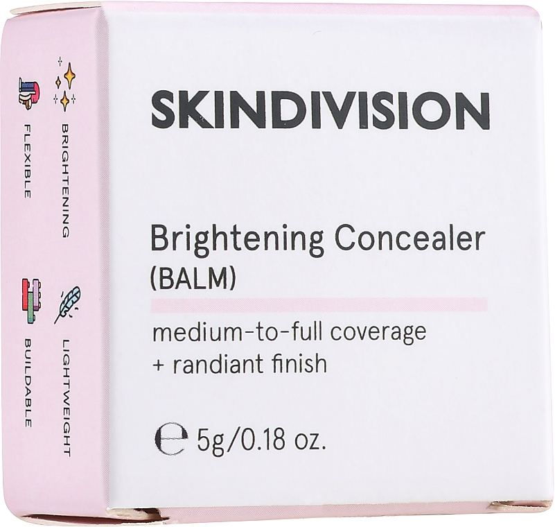 Concealer-Balsam mit Glanzeffekt - SkinDivision Brightening Concealer (Balm) — Bild N3