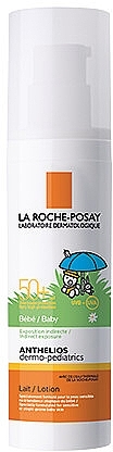 Sonnenschutzmilch für empfindliche Kinder- und Babyhaut SPF 50+ - La Roche-Posay Anthelios Kids SPF 50+ Dermo Pediatrics Mexoryl 100 ml — Bild N1