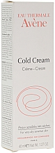 Düfte, Parfümerie und Kosmetik Schützende Gesichtscreme für trockene und empfindliche Haut - Avene Peaux Seches Cold Cream