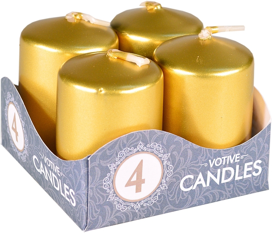 Kerzenset, golden - Admit Votive Candles — Bild N1