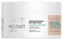 Düfte, Parfümerie und Kosmetik Pflegende Maske für lockiges Haar - Revlon Professional ReStart Curls Deep Nourishing Buttery Mask