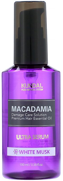 Ultra Serum für Haare Weißer Moschus - Kundal Macadamia White Musk Ultra Serum — Bild N1