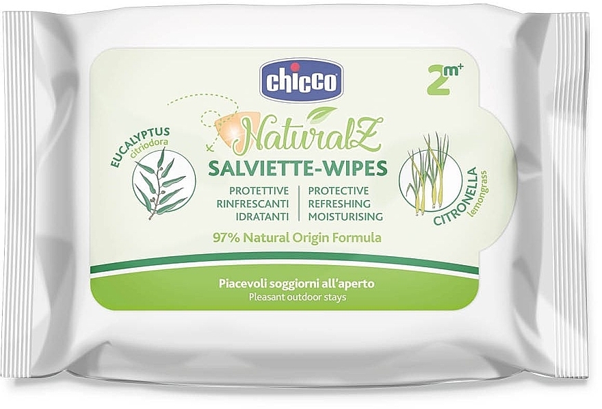 Erfrischende Feuchttücher 20 St. - Chicco Salviettine Wipes — Bild N1