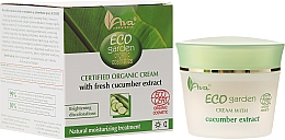 Feuchtigkeitsspendende Gesichtscreme mit Gurkenextrakt 20+ - Ava Laboratorium Eco Garden Certified Organic Cream With Cucumber — Foto N1