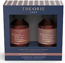 Düfte, Parfümerie und Kosmetik Set - Theorie Sage Amber Rose Hydrating Travel Set (sham/90ml + cond/90ml)