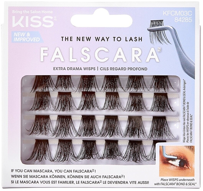 Falsche Wimpern - Kiss Falscara Wisps Multipack 03 — Bild N1