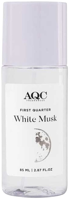 Körpernebel - AQC Fragrance White First Quarter Musk Body Mist — Bild N1