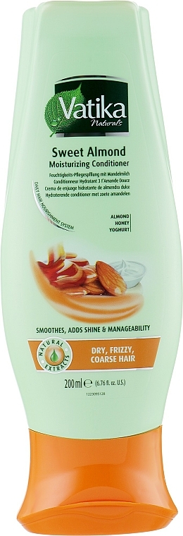 Feuchtigkeitsspendende Haarspülung mit süßer Mandel - Dabur Vatika Sweet Almond Moisturizing Conditioner — Bild N1