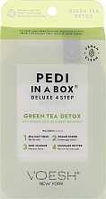 Düfte, Parfümerie und Kosmetik 3-stufige Green Tee Fußpflege - Voesh Pedi In A Box 3in1 Deluxe Pedicure Green Tea Detox (1. Meer Badesalz, 2. Zuckerpeeling, 3. Massagebutter)(35 g)