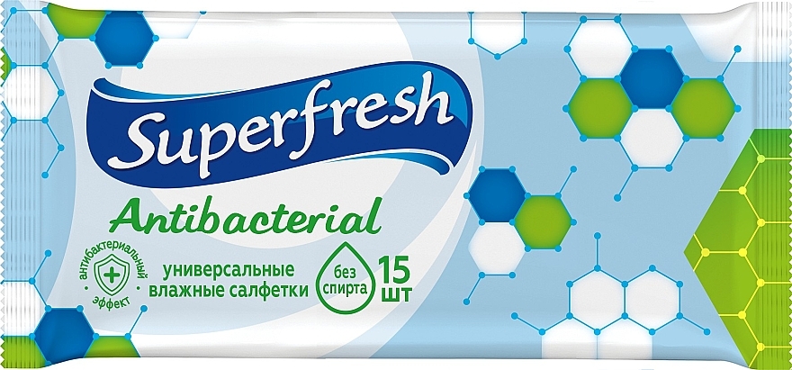Antibakterielle Feuchttücher - Superfresh Antibacterial — Bild N1