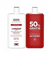 Haarpflegeset - Isdin Anti-Hair Loss Lambdapil Shampoo Duo (Shampoo 2x400ml) — Bild N1