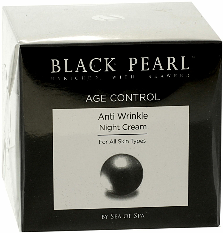Anti-Falten Nachtcreme - Sea Of Spa Black Pearl Age Control Anti-Wrinkle Night Cream For All Types Of Skin