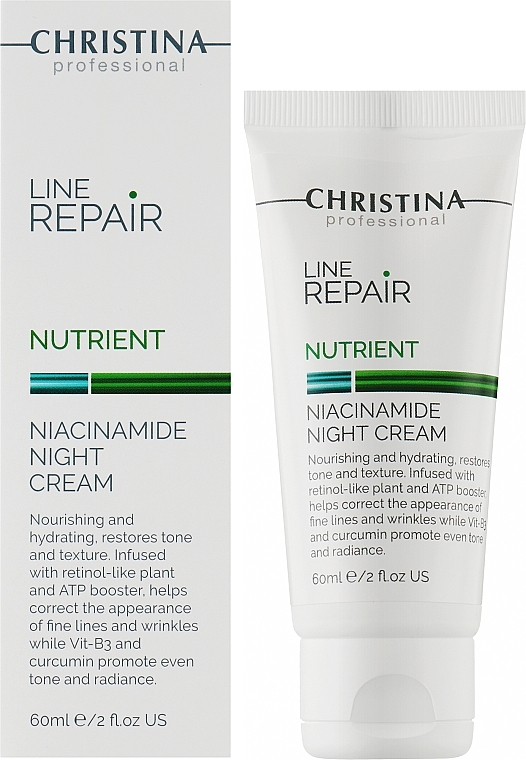 Nachtcreme für das Gesicht mit Niacinamid - Christina Line Repair Nutrient Niacinamide Night Cream — Bild N2