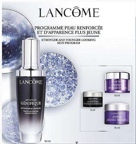 Set - Lancome Advanced Genifique (serum/50ml + eye/cr/5ml + d/cr/15ml + n/cr/15ml) — Bild N1