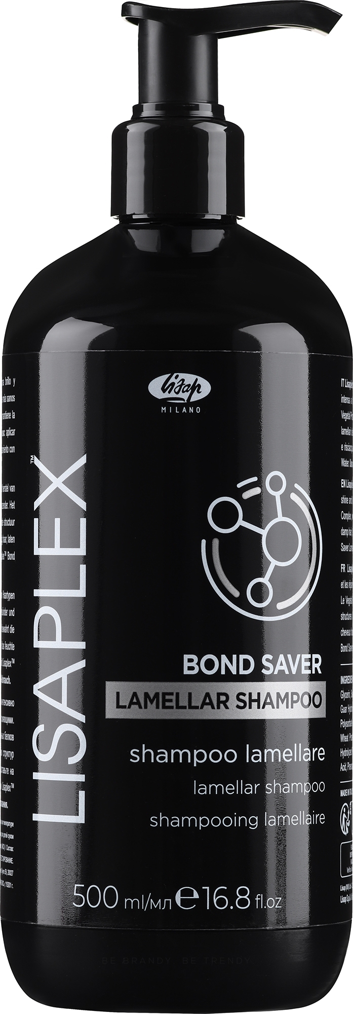 Haarshampoo - Lisap Lisaplex Bond Saver Lamellar Shampoo — Bild 500 ml