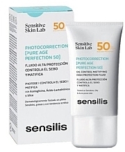 Sonnenschutzfluid für das Gesicht - Sensilis Photocorrection Pure Age Perfection 50 — Bild N2