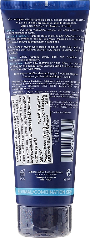 Gesichtsreinigungsgel für normale und Mischhaut - Qiriness Men Daily Purifying Cleanser — Bild N2