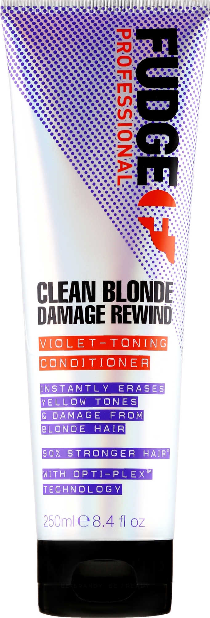 Farbneutralisierende Haarspülung gegen Gelbstich - Fudge Clean Blonde Damage Rewind Conditioner — Bild 250 ml