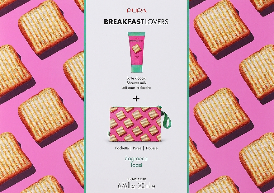 Körperpflegeset - Pupa Breakfast Lovers Toast (Duschmilch 200ml + Kosmetiktasche)  — Bild N2