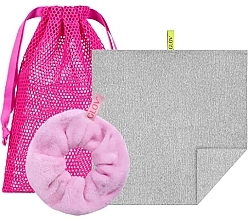 Düfte, Parfümerie und Kosmetik Set - Glov Skin Positive Set (towel/1szt + scrunchie/1szt + bag/1szt)