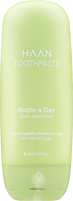 Zahnpasta Grüner Apfel und Minze - HAAN Apple A Day Green Apple & Mint — Bild N1