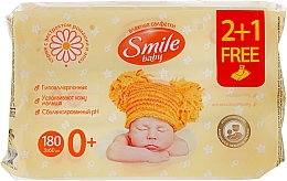 Düfte, Parfümerie und Kosmetik Feuchttücher für Babys mit Kamille und Aloe-Extrakt - Smile Ukraine Baby