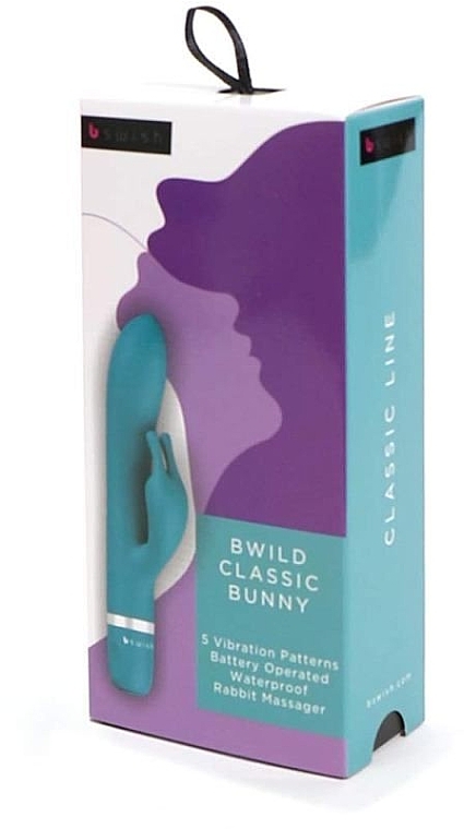Kaninchen-Vibrator türkis - B Swish Bwild Classic Bunny Jade  — Bild N5