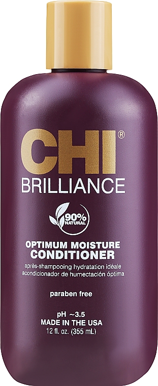 Erneuernde Intensivpflege für stark geschädigtes Haar - CHI Deep Brilliance Optimum Moisture Conditioner — Bild N2