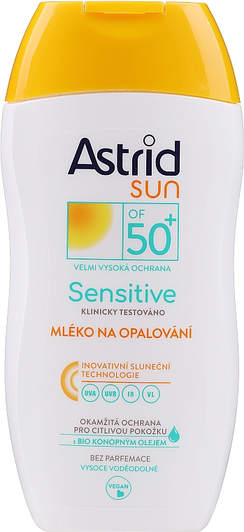 Sonnenschützende Körpermilch für empfindliche Haut SPF 50 - Astrid Sun Sensitive — Bild N1
