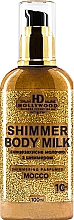 Düfte, Parfümerie und Kosmetik Körpermilch mit Schimmer - HD Hollywood Shimmer Body Milk Mocco SPF 10