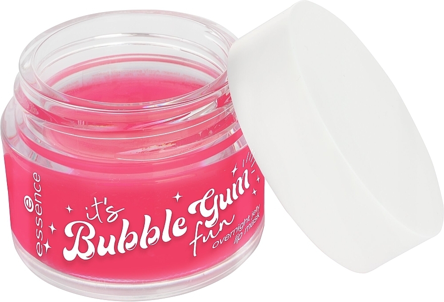 Lippenmaske für die Nacht - Essence Its Bubble Gum Fun Overnight Jelly Lip Mask Gummylicious  — Bild N1