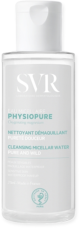 Reinigendes Mizellenwasser für wasserfestes Make-up - SVR Physiopure Eau Micellaire — Bild N3