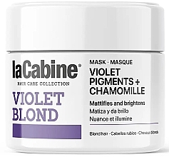  Maske für blondes Haar  - La Cabine Violet Blond Mask Violet Pigments + Chamomille — Bild N1