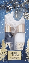 Weihnachtsset - Aura Cosmetics (Duschgel 170ml + Körperlotion 170ml + Badeschwamm) — Bild N1
