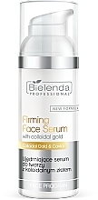 Düfte, Parfümerie und Kosmetik Straffendes Gesichtsserum mit kolloidalem Gold und Kaviar - Bielenda Professional Program Face Firming Face Serum With Colloidal Gold