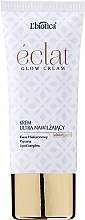 Ultra feuchtigkeitsspendende Gesichtscreme für trockene Haut mit Hyaluronsäure und Papain - L'biotica Eclat Clow Cream — Bild N2