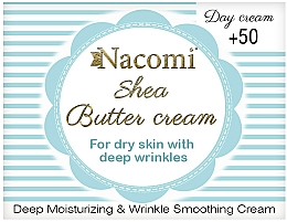 Anti-Falten Tagescreme mit Sheabutter und Hyaluronsäure 50+ - Nacomi Shea Cream 50+ — Bild N3