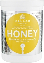 Regenerierende Haarmaske Honig-Extrakt - Kallos Cosmetics Repairing Hair Mask — Bild N2