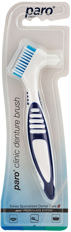Prothesenbürste blau - Paro Swiss Denture Brush — Bild N1