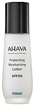 GESCHENK! Feuchtigkeitsspendende Gesichtslotion SPF 50 - Ahava Time To Hydrate Protecting Moisturizing Lotion (Probe)  — Bild N1