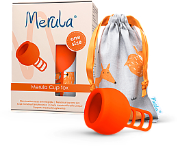 Menstruationstasse Einheitsgröße orange - Merula Menstrual Cup Fox — Bild N1